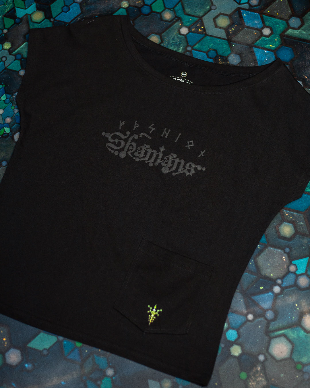 Woman T-Shirt Short Sleeve / Cotton Shinker - BLAK SHAMANS